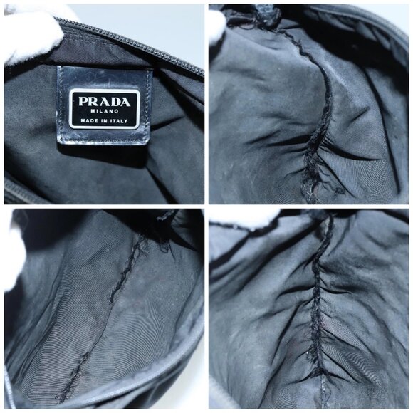 PRADA Shoulder Bag Nylon Black Auth 107269 - Picture 15 of 16